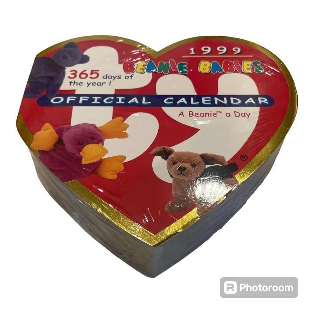 NWOT TY Beanie Babies 1999 Official Calendar-Factory Sealed-365 Days of the Year